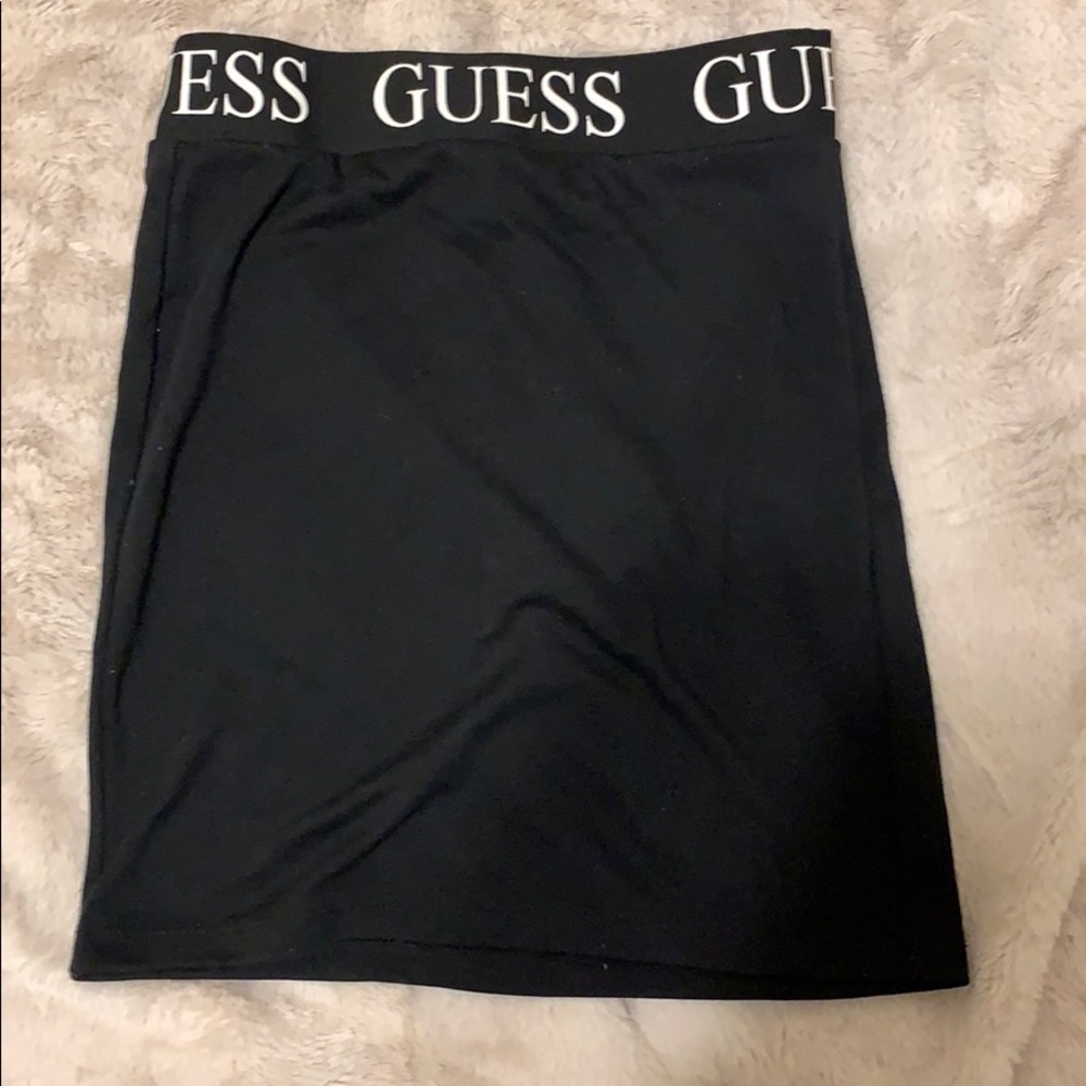 Guess black mini skirt